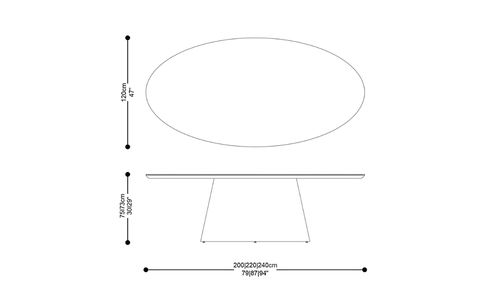 Imagen de las dimensiones completas del producto
